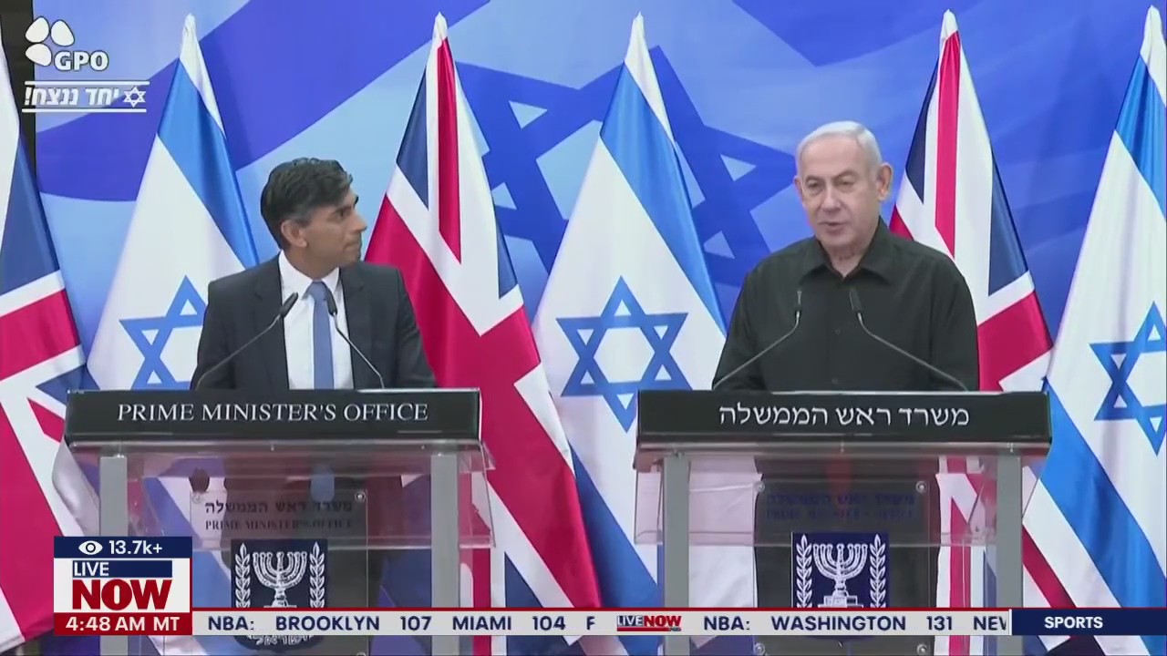 Sunak meets with Netanyahu in Jerusalem
