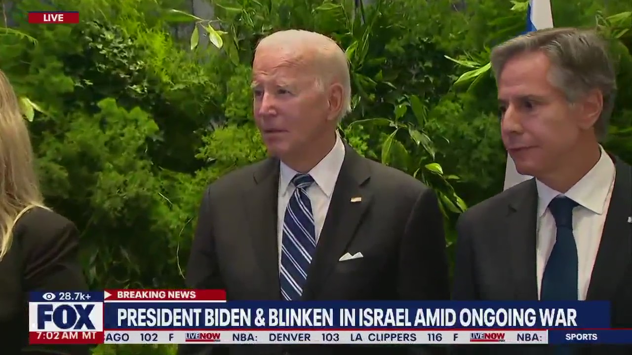 President Biden meets with Israeli officials