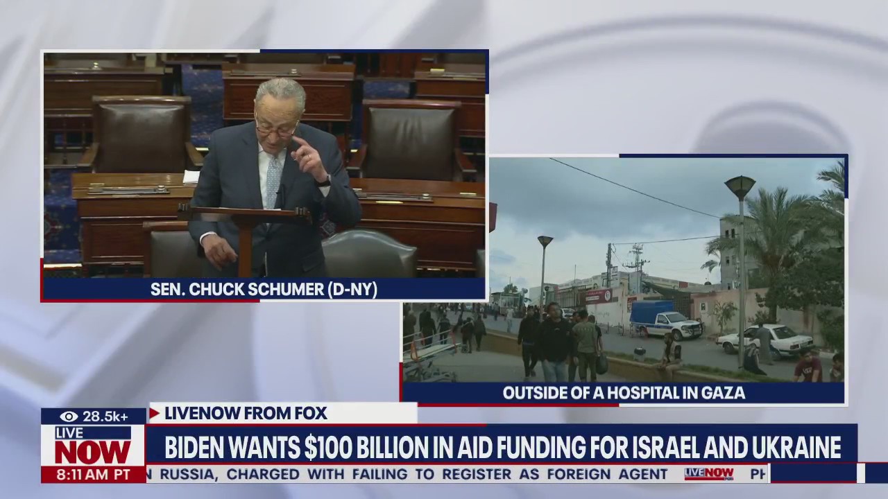 Schumer on $100 billion Israel-Ukraine aid