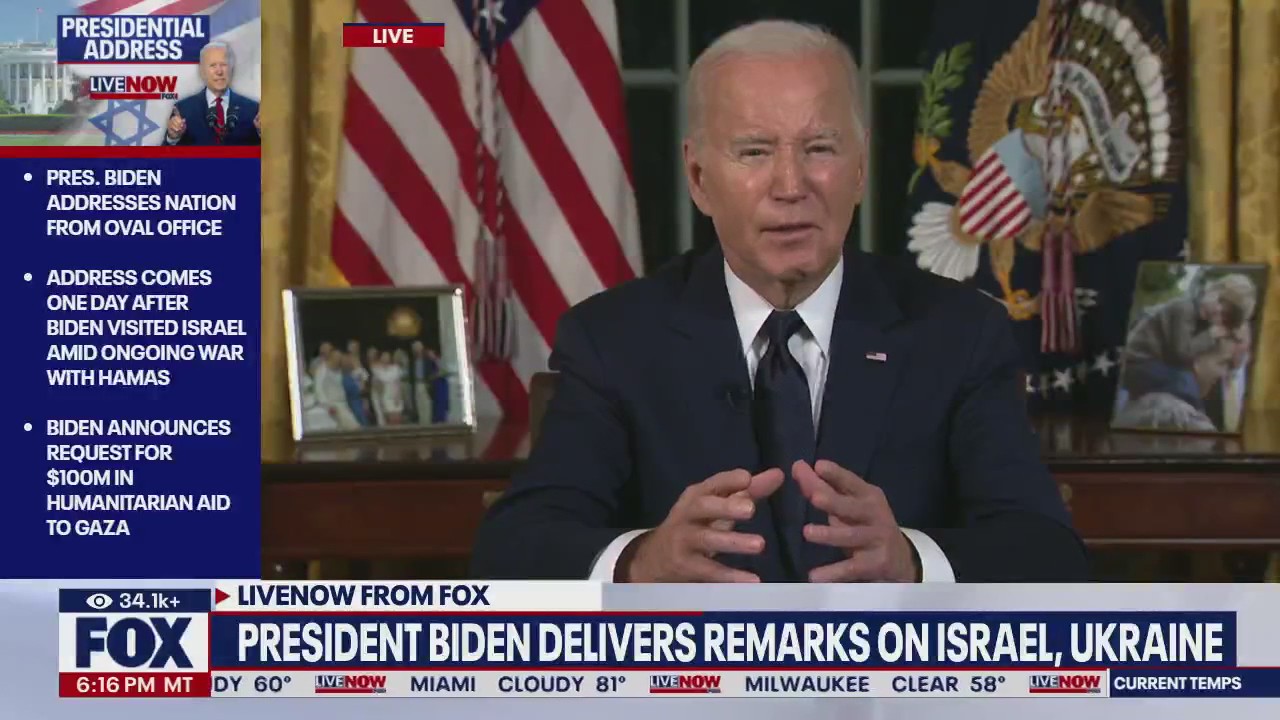 Top takeaways from Biden's Oval Office address
