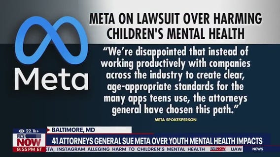 42 states sue Meta over mental health impacts