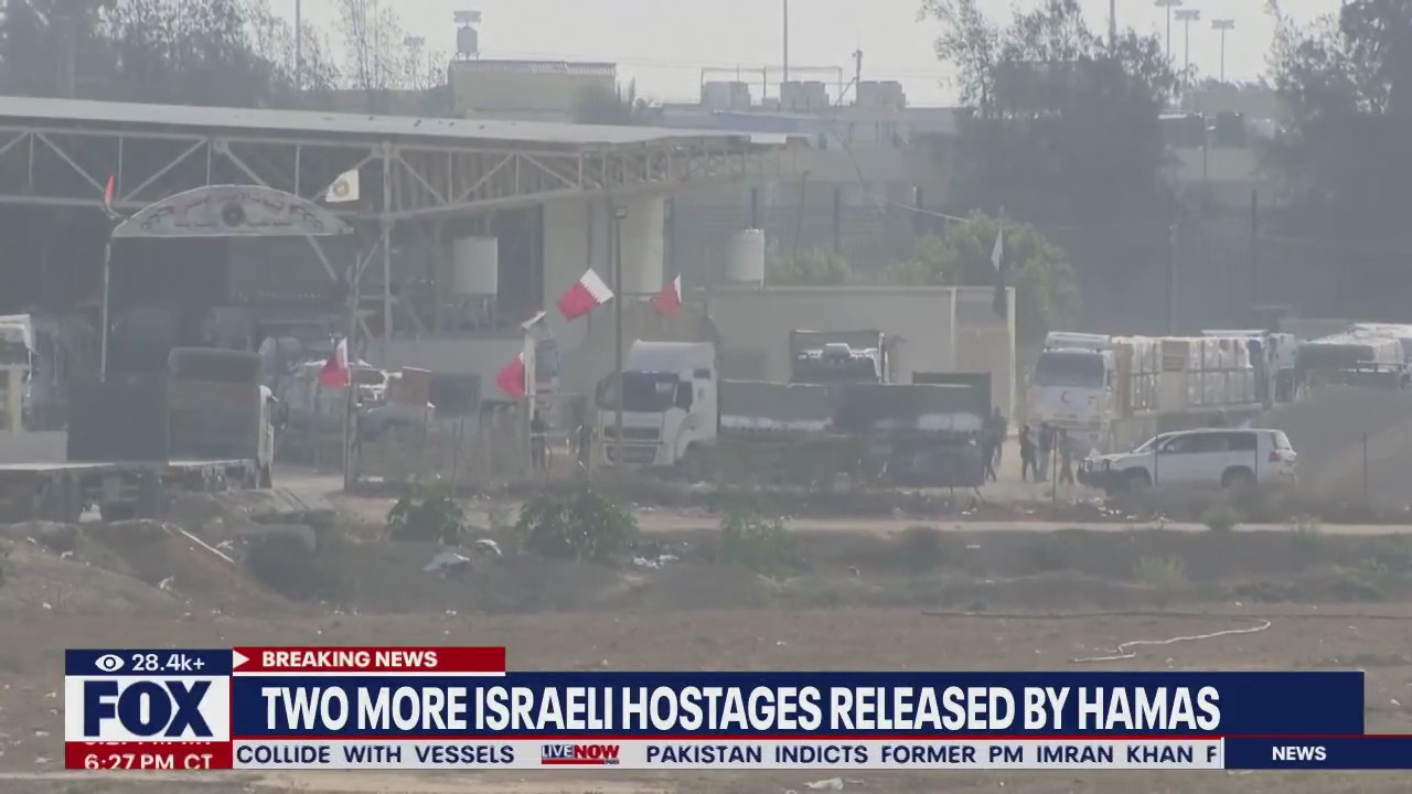 Israel-Hamas war: 2 more hostages released