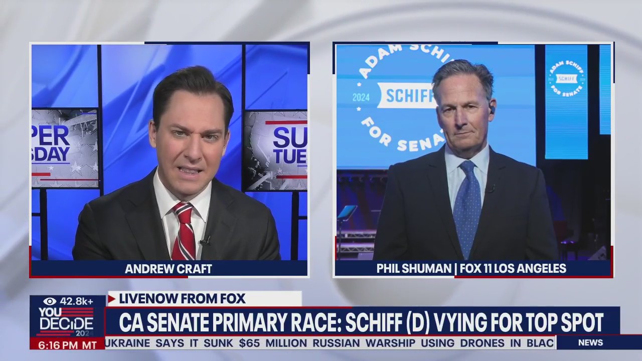 California Senate race: Schiff vies for top spot