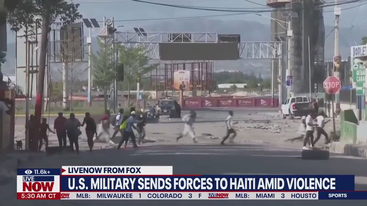 U.S military sends forces to Haiti amid violence