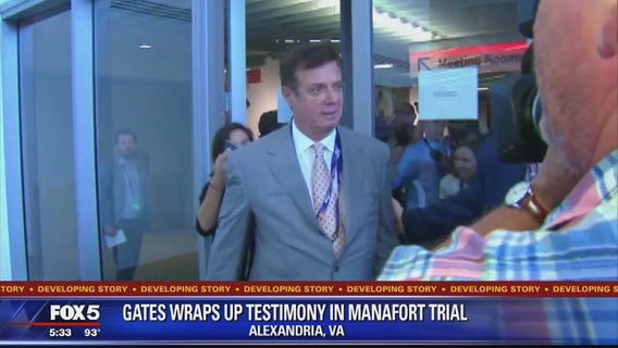 Gates, star witness against Manafort, concludes testimony