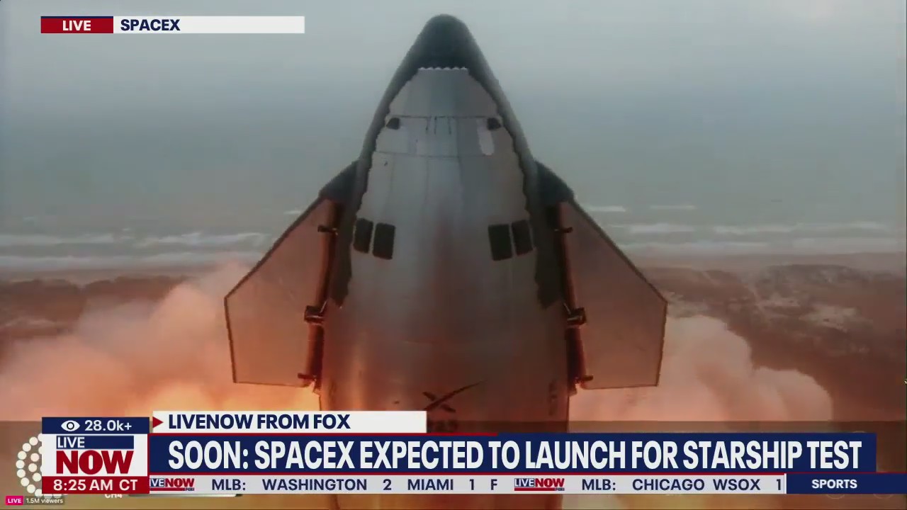 SpaceX Starship blasts off from Texas