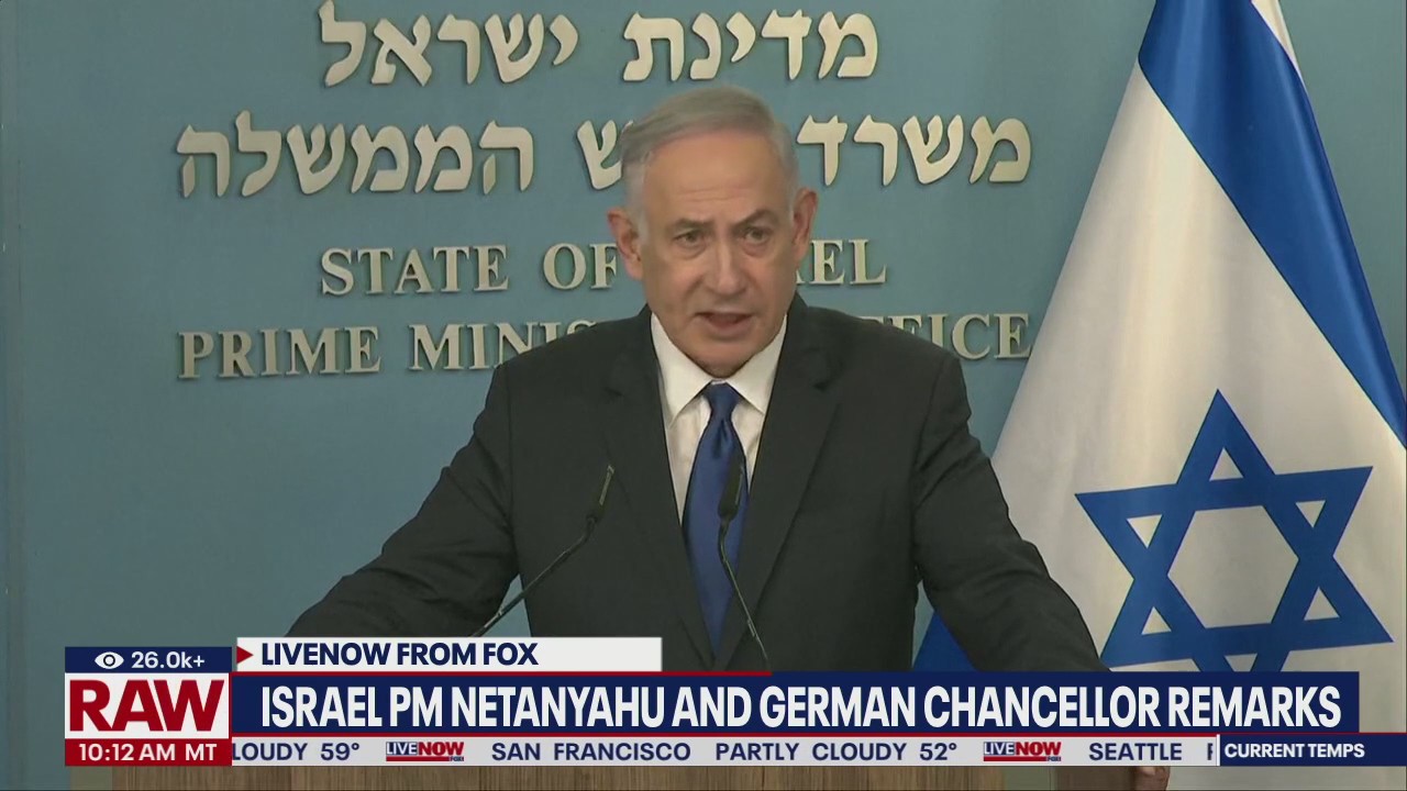 Netanyahu speaks in Jerusalem amid war