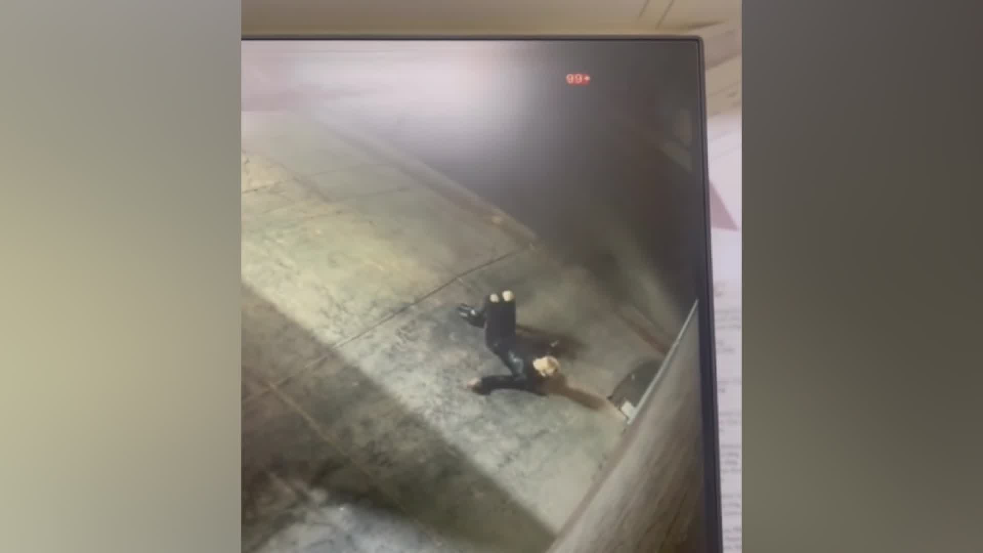 Watch burglar do yoga before stealing from a local bakery