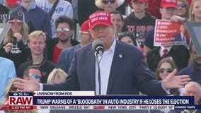 Trump "bloodbath" comment triggers Biden response