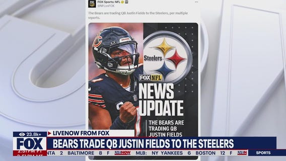 Bears trade QB Fields to Steelers