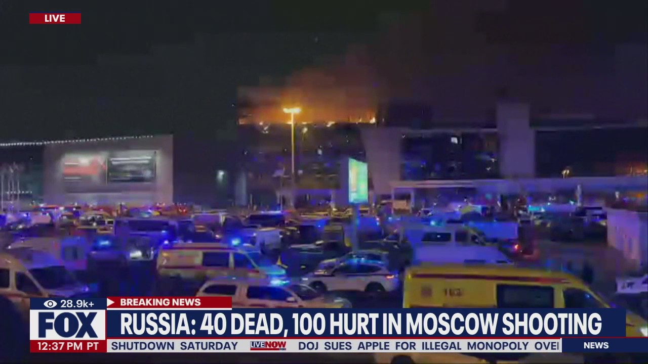 40 dead in shooting attack on Moscow concert hall