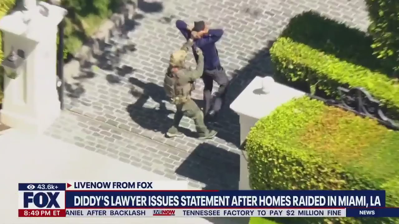 Diddy's lawyer issues statement after homes raided