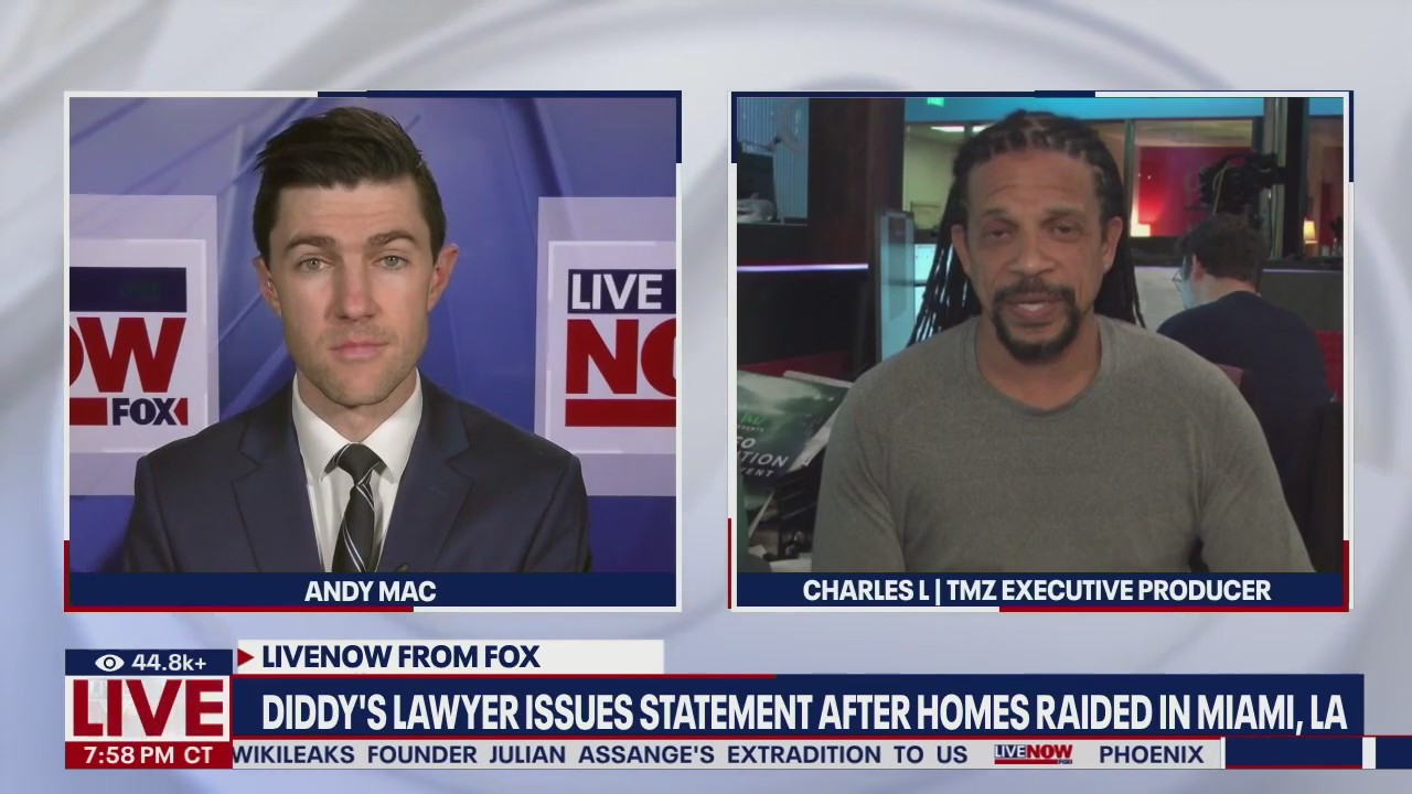 TMZ talks Diddy raids, celebrity community reacts