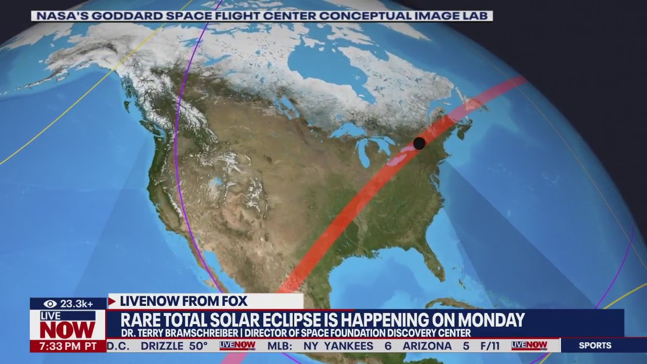 Total solar eclipse on Monday, April 8 | LiveNOW from FOX