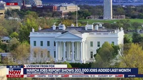 March jobs report shows 303,000 jobs added last month