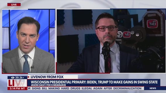 Trump campaigns in Wisconsin on its primary day