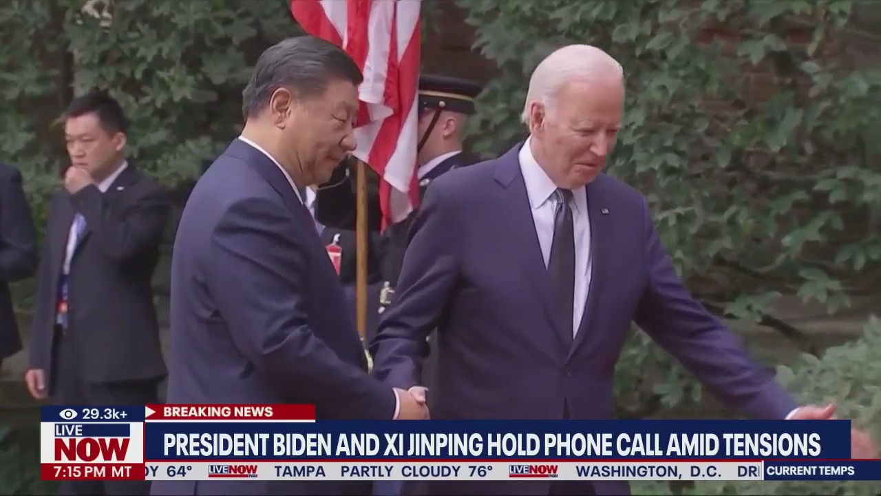 Biden, Xi hold phone call amid tensions