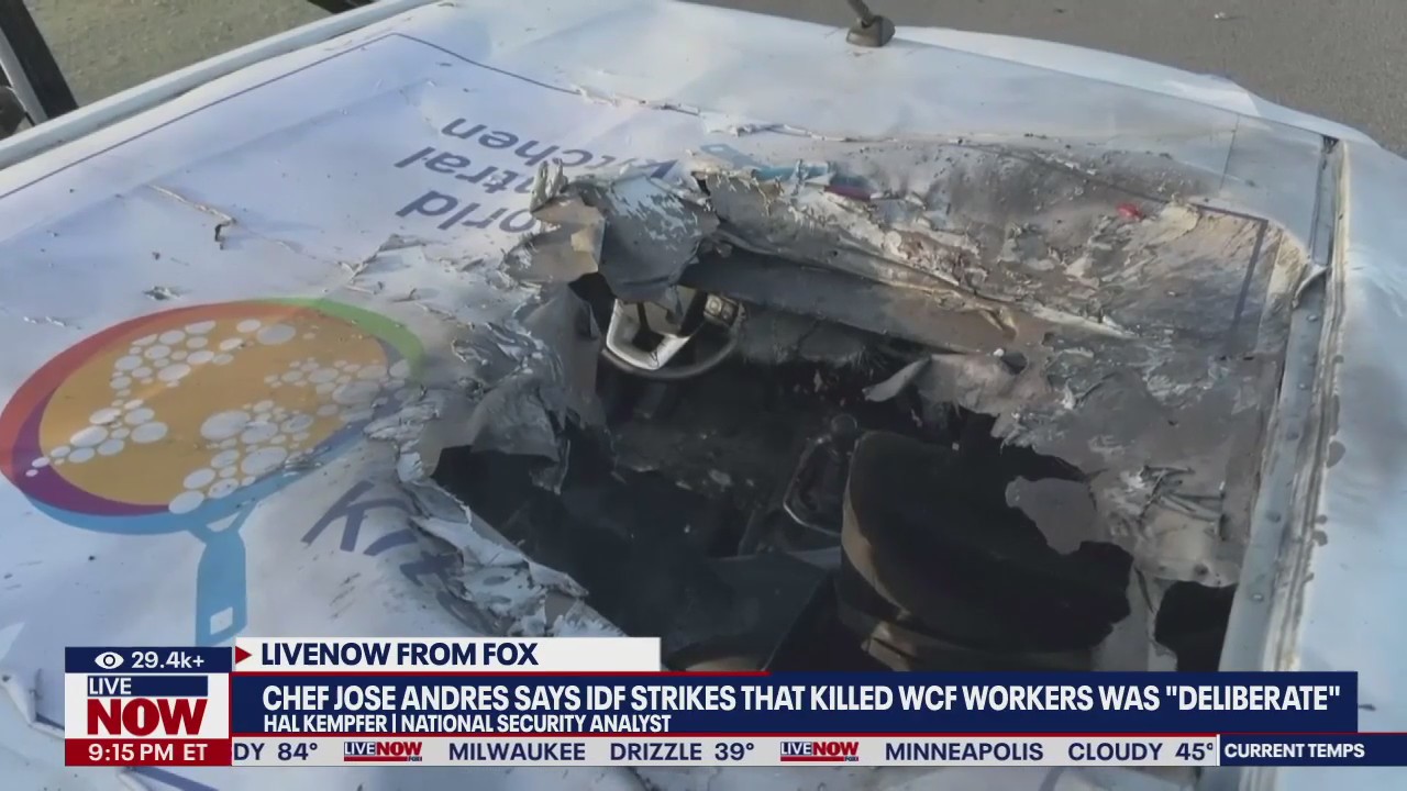 Chef Jose Andres: IDF strike was 'deliberate'