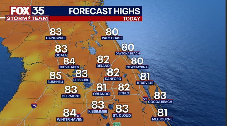 Orlando Weather Forecast: May 25, 2023