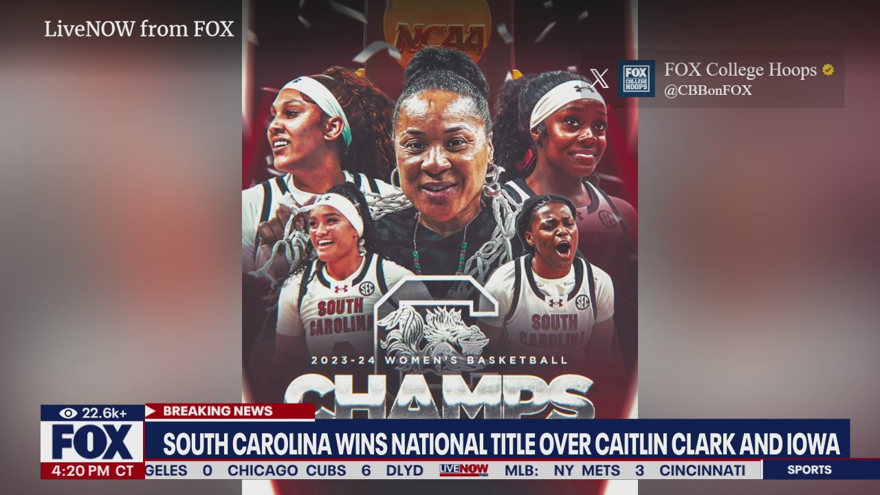 South Carolina tops Iowa to claim NCAA title