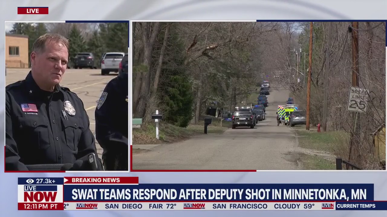 Swat teams respond to deputy shot in MN
