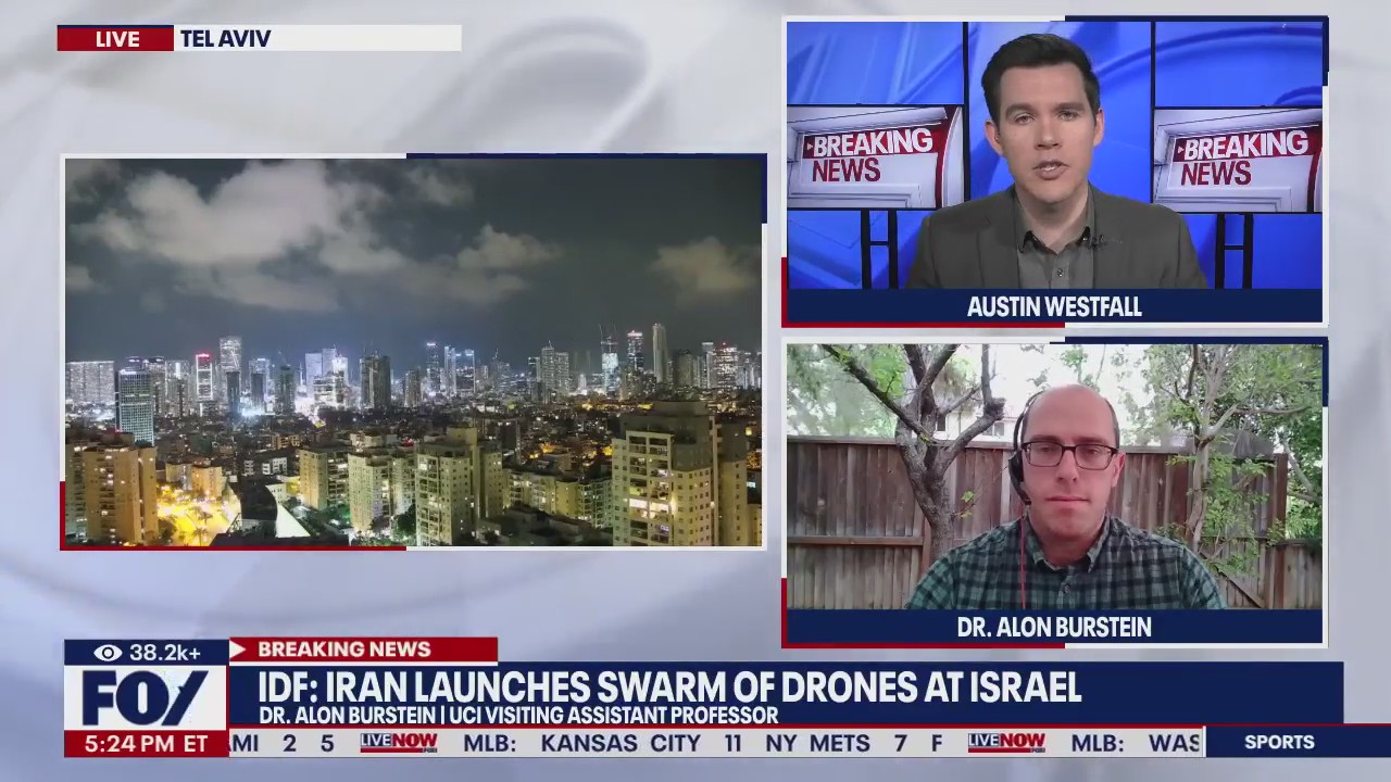 IDF: Iran launches swarm of drones at Israel