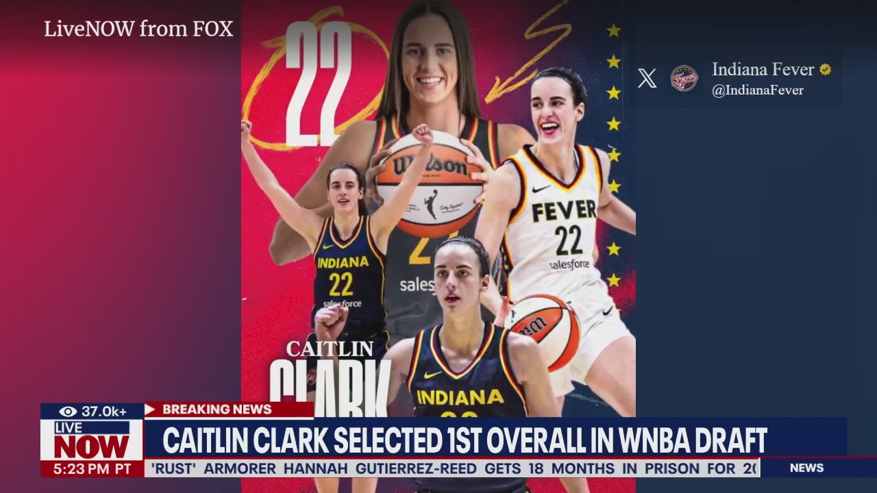 Clark selected with No. 1 pick by Indiana Fever