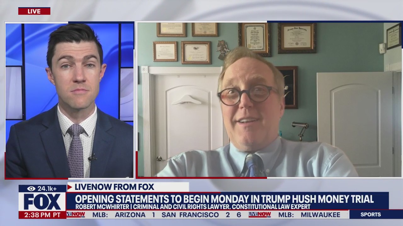 Opening arguments Monday in Trump hush money trial | LiveNOW from FOX