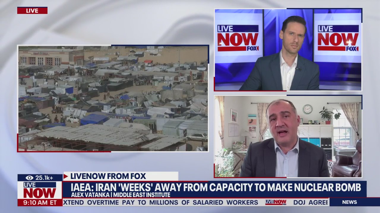 IAEA: Iran 'weeks' away from nuclear bomb capacity