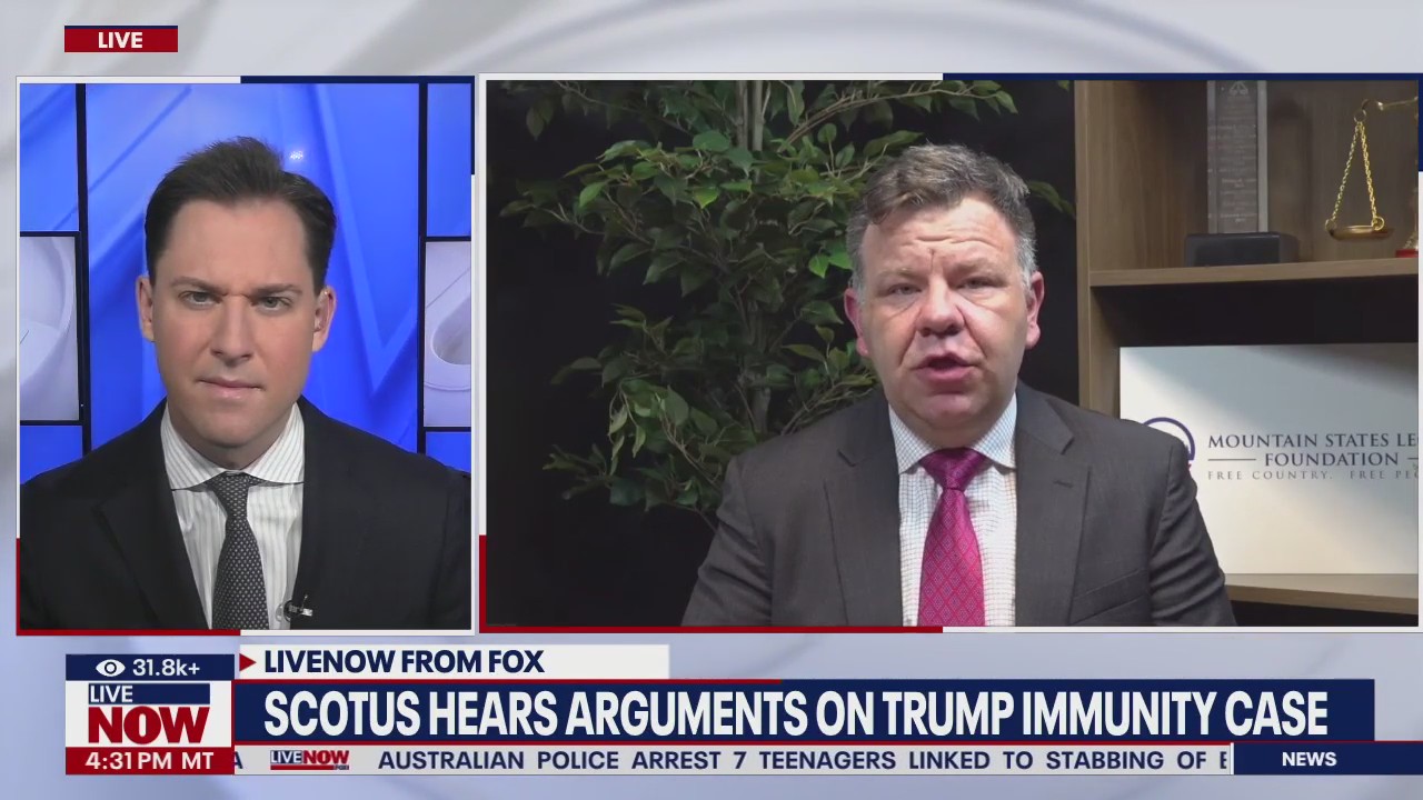 SCOTUS hears arguments on Trump immunity case | LiveNOW from FOX