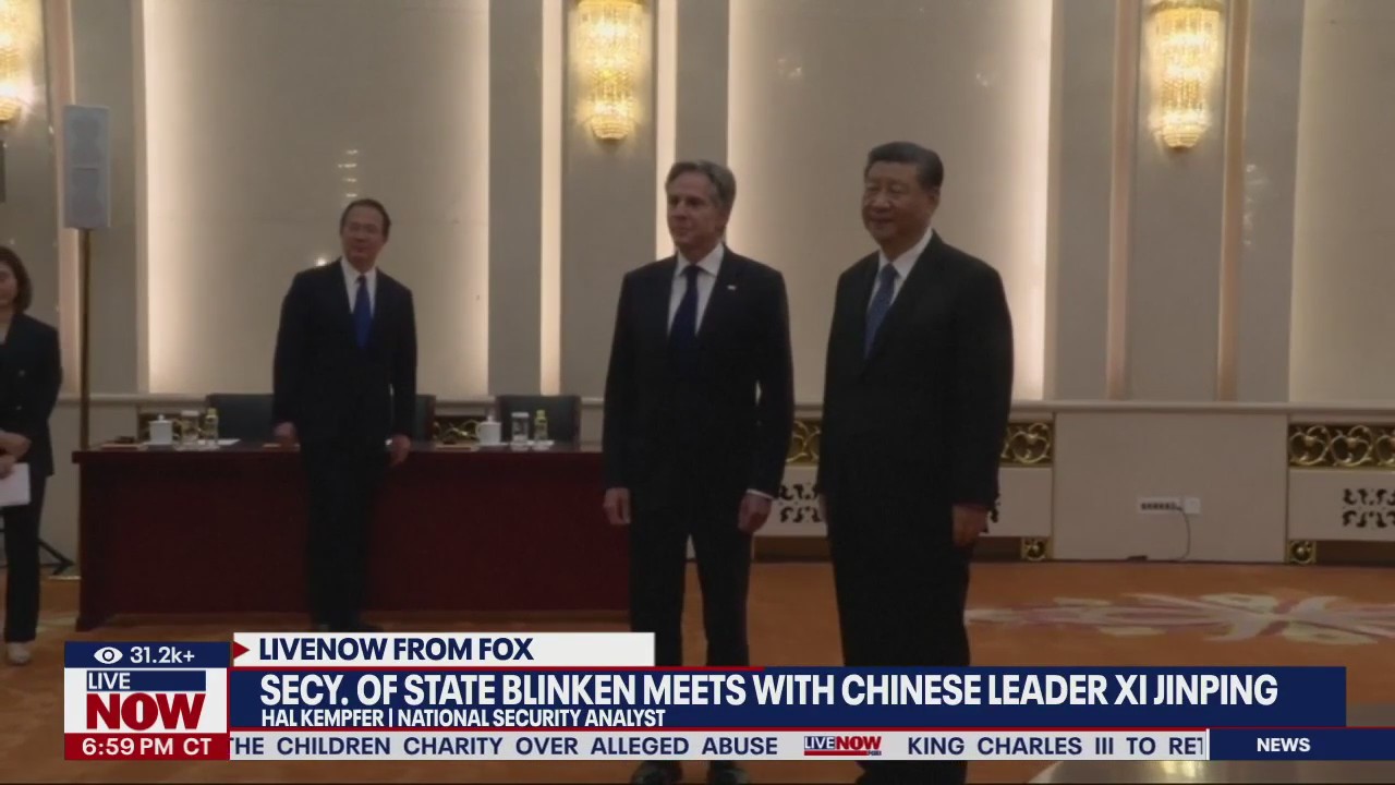 Blinken meets with Chinese President Xi Jinping