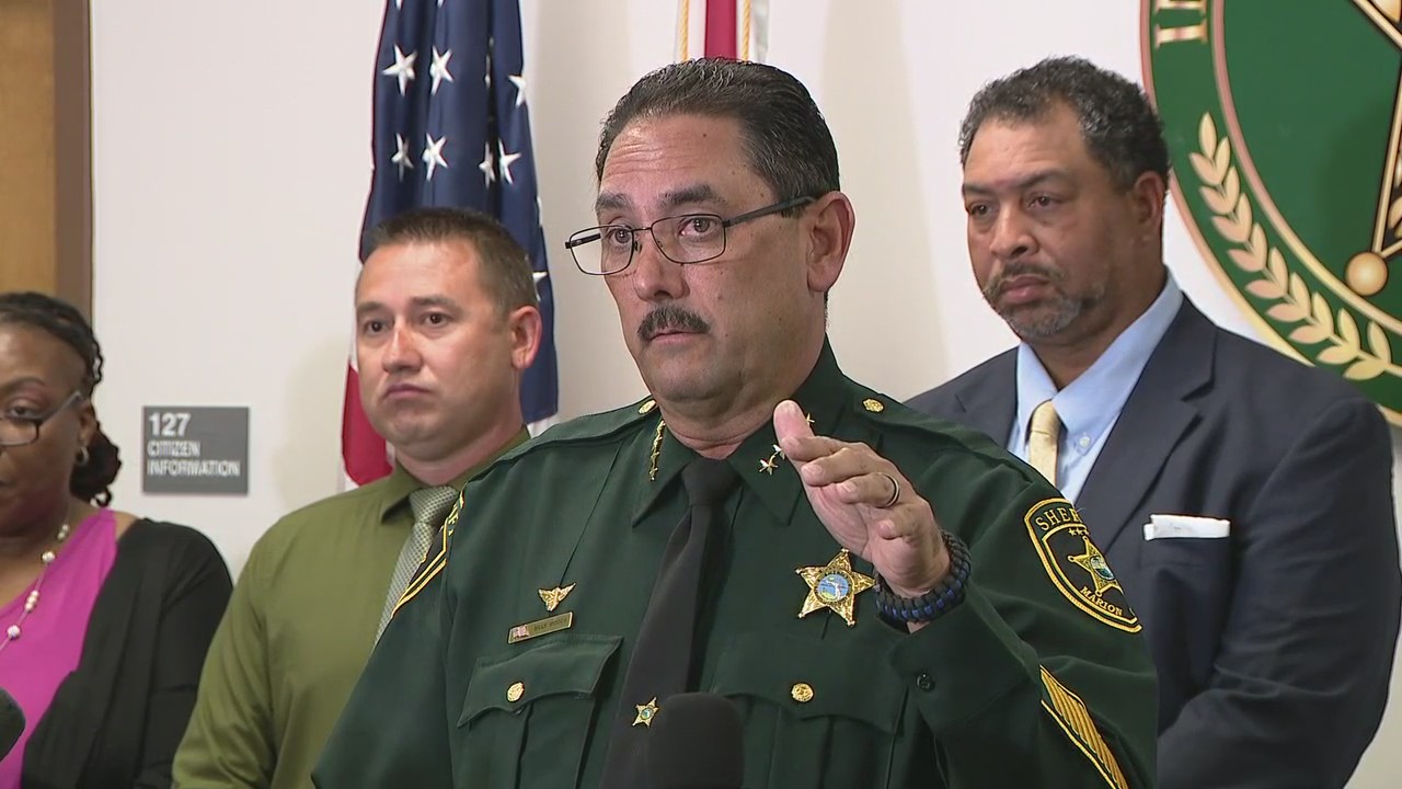 Full news conference: Mom shot, killed by neighbor in Marion County