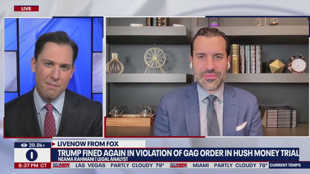 Trump fined again for violating gag order