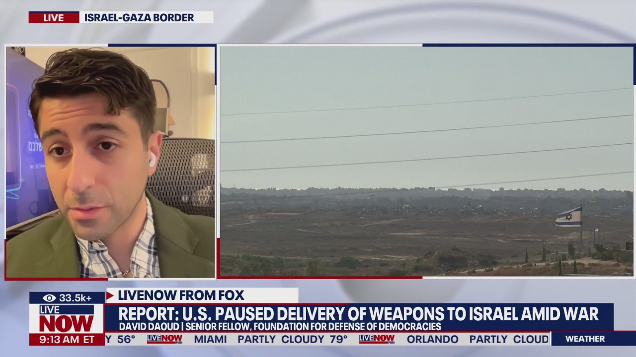 Report: U.S. pauses delivery of weapons to Israel | LiveNOW from FOX