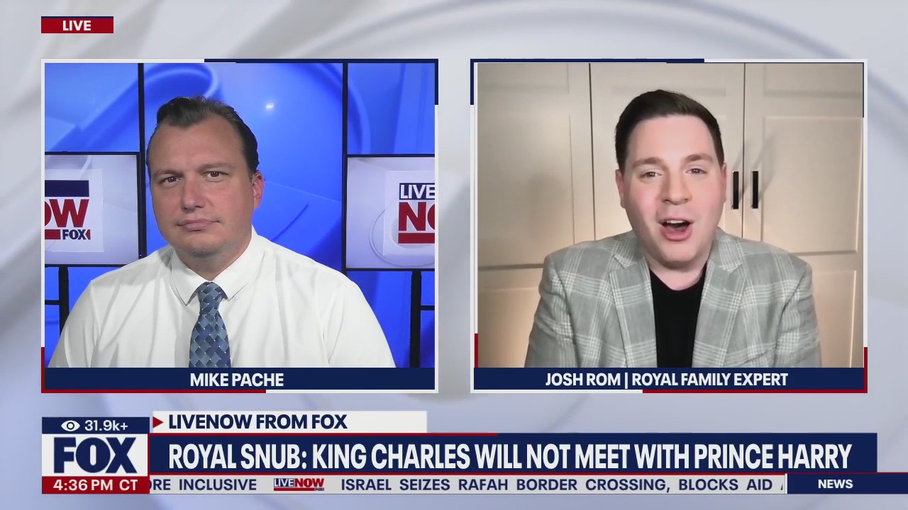 King Charles will not meet with Prince Harry