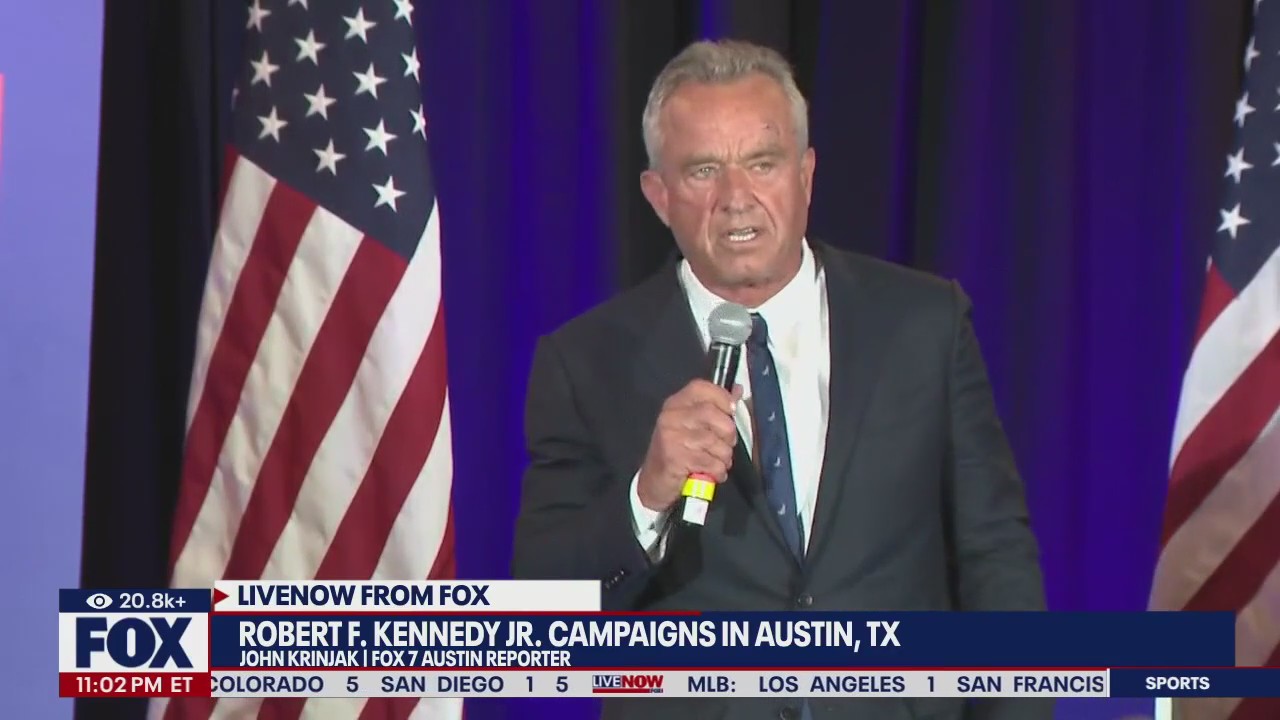 RFK Jr. holds rally in Texas after qualifying for ballot | LiveNOW from FOX