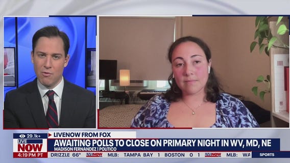 Primary night in West Virginia, Maryland, Nebraska