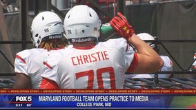 Maryland focusing on player safety and health as team opens practice to media