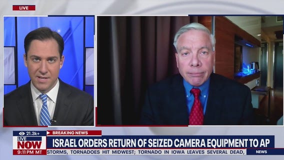 Israel: Will return video equipment seized from AP