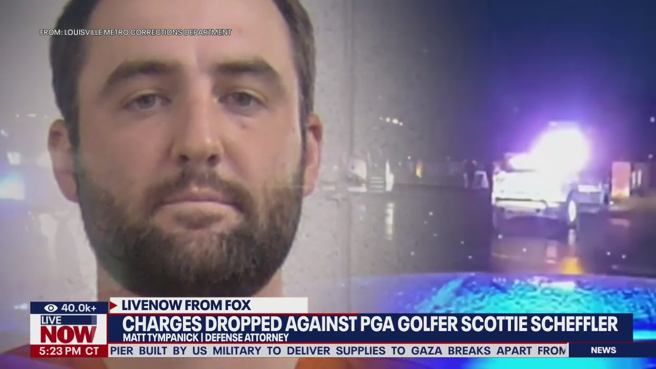 Charges dropped against Scottie Scheffler