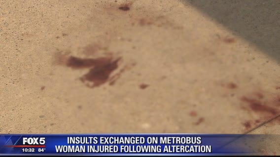 Woman hospitalized after altercation on Metrobus