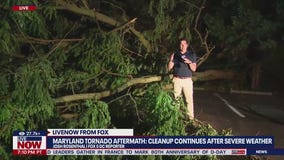 Cleanup continues after Maryland tornado outbreak