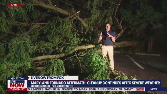 Cleanup continues after Maryland tornado outbreak