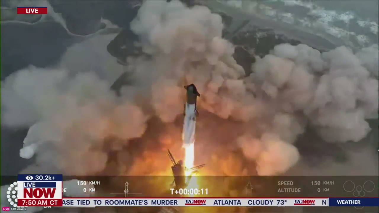 SpaceX launches 4th Starship test flight