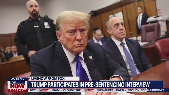 Trump wraps up pre-sentencing virtual interview