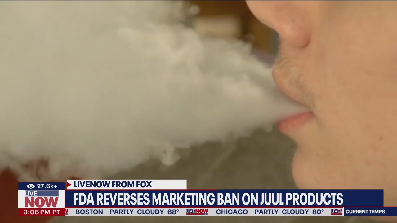 FDA rescinds marketing ban on e-cig company Juul