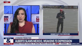 Alberto slams Mexico, weakens to depression