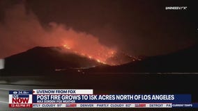 Post Fire burns more than 15,000 acres in CA