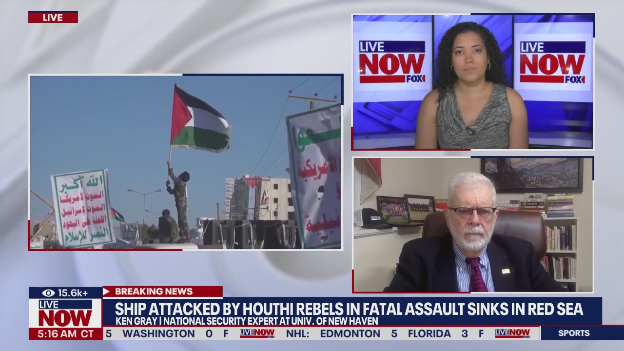 Houthi rebels sink ship in fatal attack