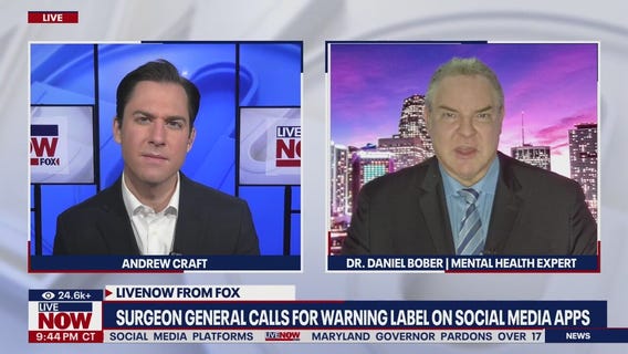 Surgeon general: Social apps need warning label